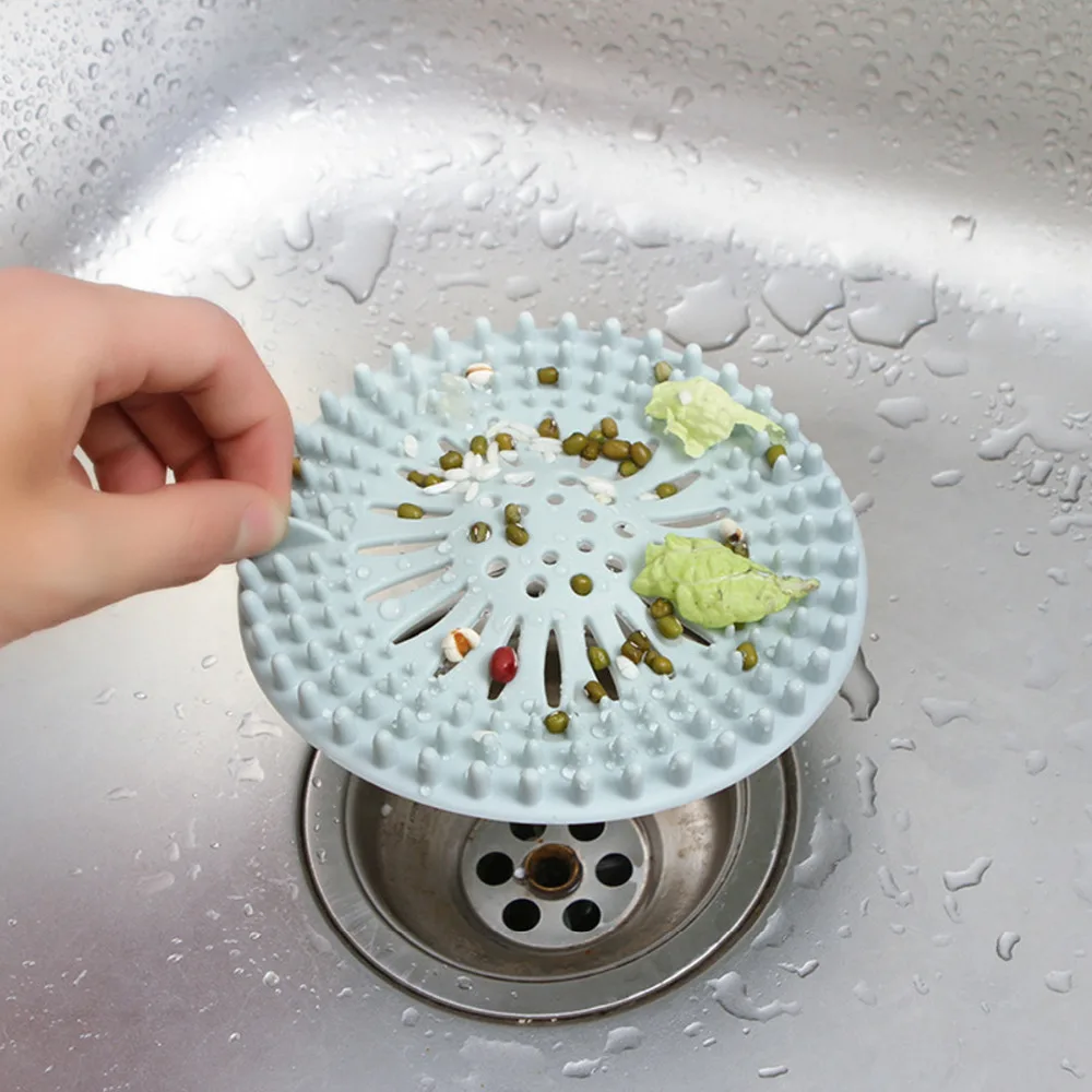 3 PCS Bath Strainer Shower Cover Floor Hair Catcher Stopper Bathroom