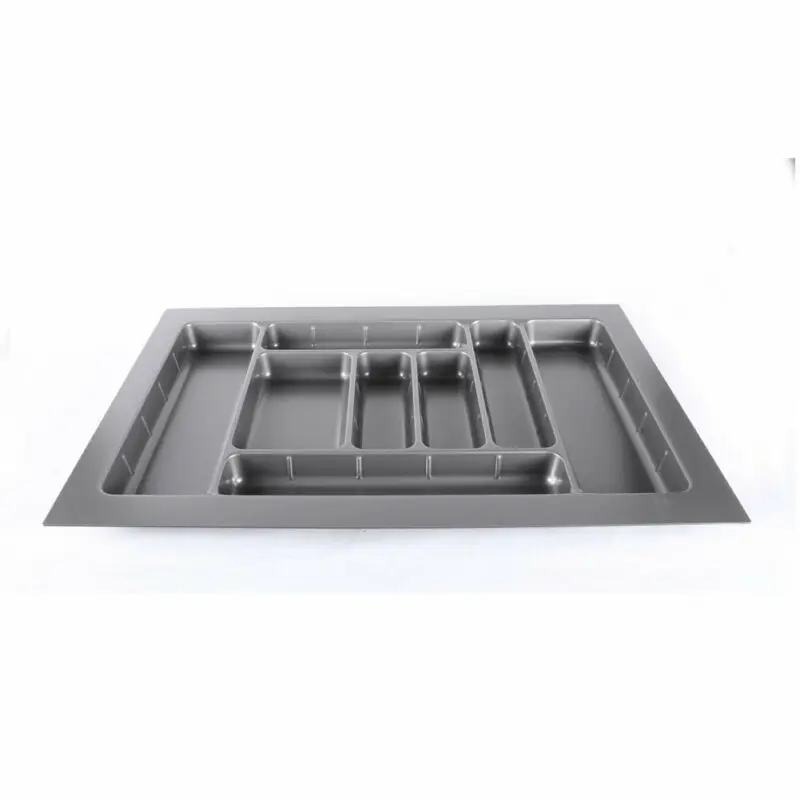 

New ABS Plastic Flatware Cutlery Trays Utensil Kitchen Storage Drawer Organizer Tray