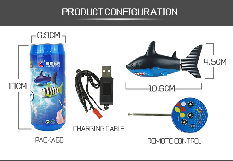 Создать игрушки 3310B 3CH 4 способ RC акула Рыба Лодка 27/40 МГц мини радио Дистанционное Управление электронные игрушки для детей, подарок на день рождения