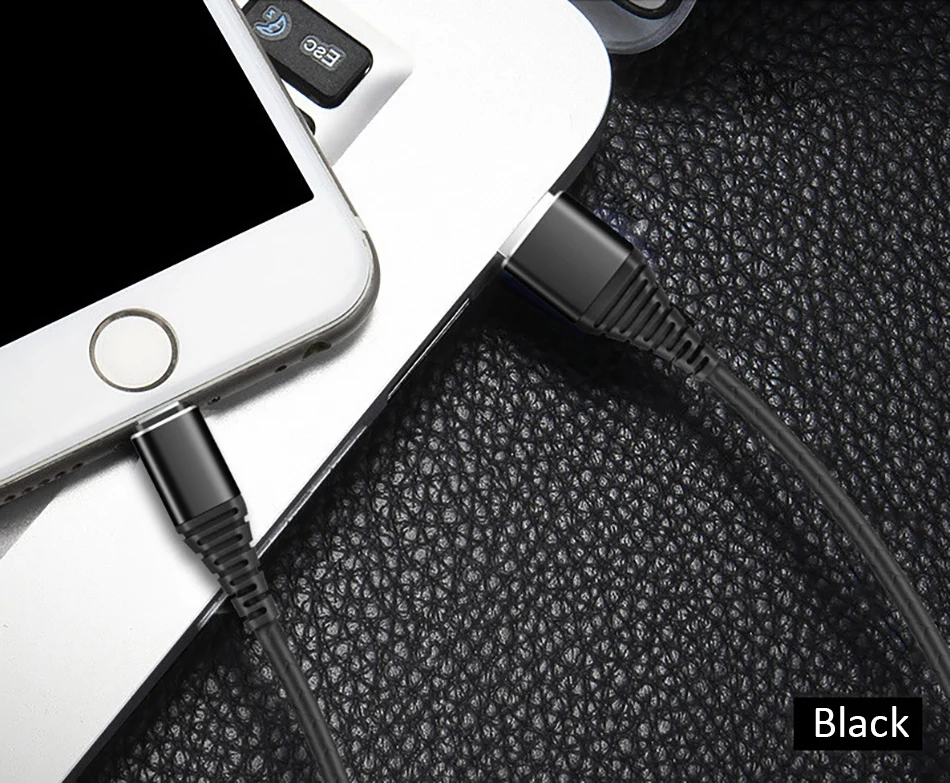 NOHON TPE Lighting Fast Charging Cable 8 Pin Phone For iPhone X 8 7 6s 5s Plus 1M Durable Data Cable For iPad Mini IOS 8 9 10 11 (12)