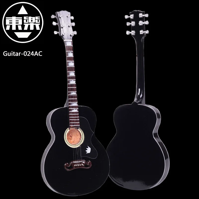 

Деревянная миниатюрная модель гитары ручной работы-024AC гитара дисплей с чехлом и подставкой (не настоящая гитара! Только для дисплея!)