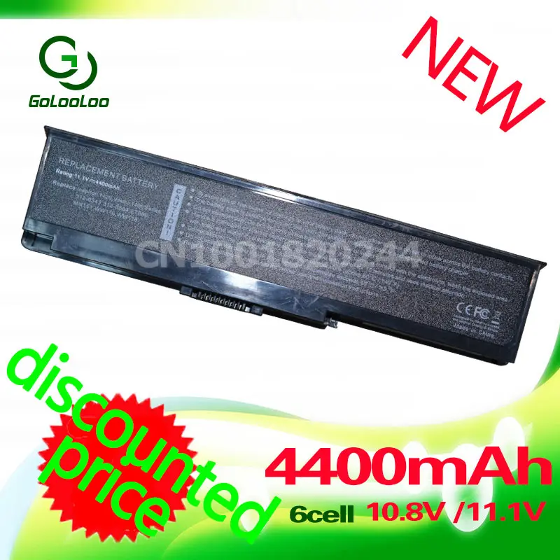 Golooloo 4400MaH лаптоп с Батарея для dell Inspiron 1420 Vostro 1400 312-0543 312-0584 451-10516 FT080 FT092 KX117 NR433 WW116 |