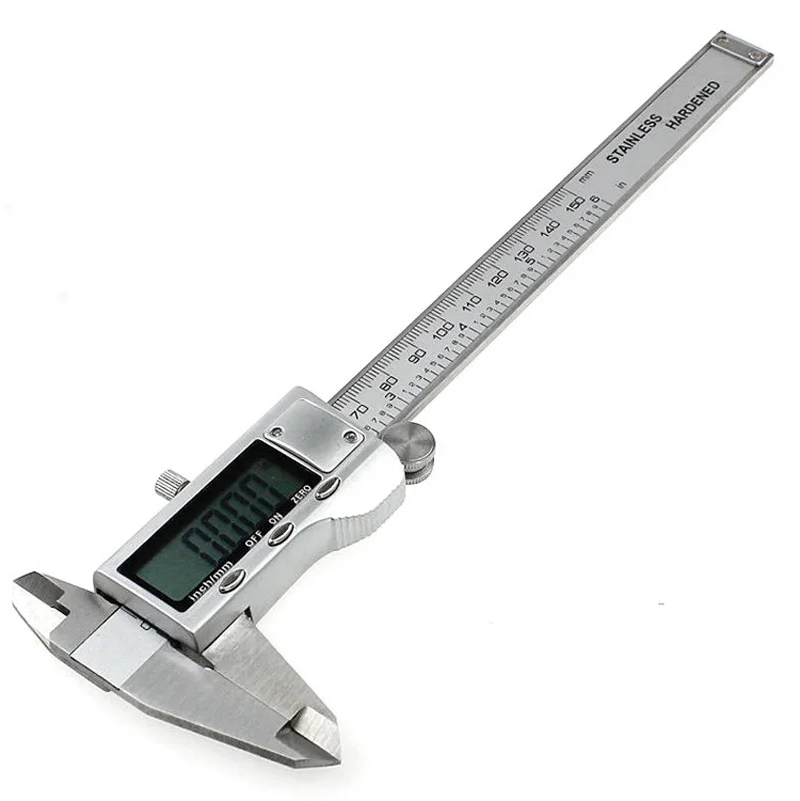 Free shipping 0 150mm/6" Metal casing Digital CALIPER VERNIER caliper GAUGE MICROMETERin