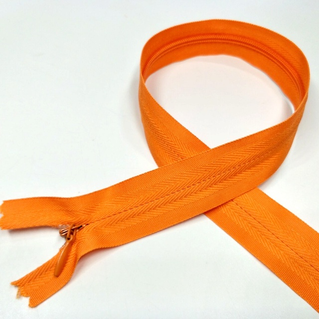 2pcs 50CM 3# Invisible Close-End Nylon Zippers Bags Garment Home Textile Sewing Accessories