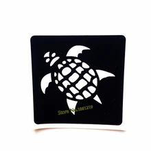 Симпатичные черепахи шаблон поддельные татуировки шаблон трафареты для женщин Макияж Советы Поддельные татуировки пасты для аэрографа живопись