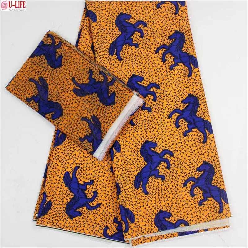 

4 Yards African Model Fabric Matching 2 Yards Chiffon Scarf Nigerian Dress Fabrics Sets High Quality Hot Selling WL-070