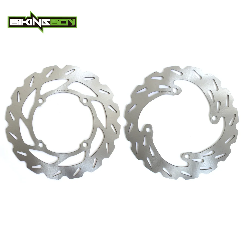 

BIKINGBOY for Suzuki RMZ 250 07-18 RM-Z 450 05-18 RMX 450 Z 2005-2017 16 15 14 13 12 11 10 09 Front Rear Brake Discs Disks Rotor