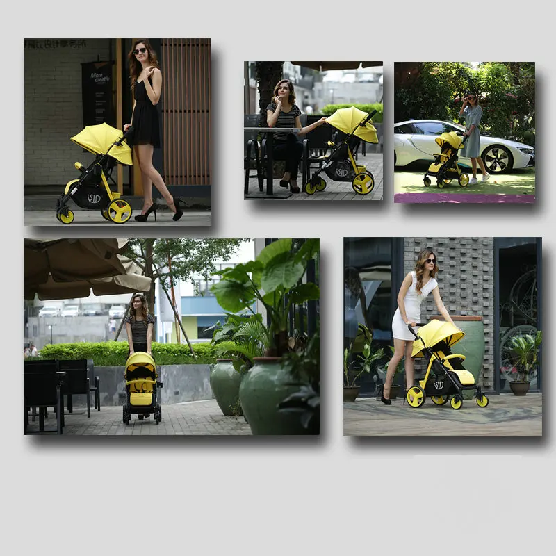Портативная складная детская коляска с чехлом для ног легкая из ЭВА|stroller
