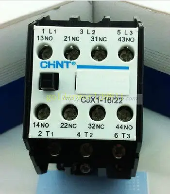 

DHL/EMS 5 LOTS NEW CHNT AC contactor CJX1-16/22 AC220V 380V good in condition for industry use -A1