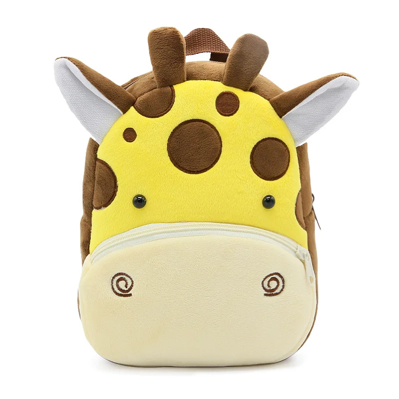 

Hot Sale Children Toddler's Backpack Mini School Bags Cartoon Cute Animal Plush Preschool Backpack for Kids Age 1-4 Years