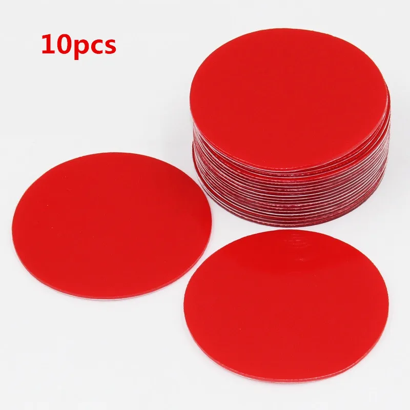

10pcs Transparent double-sided tape Acrylic tape round waterproof high temperature car with glass metal fixed tape