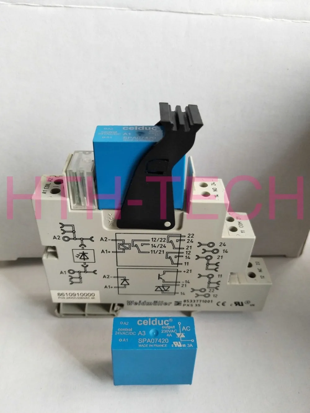 SPA07420 Solid State Relay 4A 230VAC 24VAC/DC 4 Pinsin Relays from