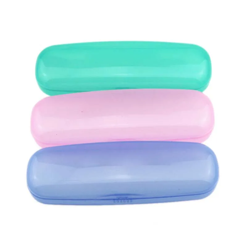 

New Arrival Transparant Eyeglasses Sunglasses Eyewear Hard Case Shell Reading Glasses Case