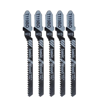 

5 Pcs HCS T119BO Jig Saw Blades Set Wood Fast Cutting Reciprocating Saw Blade