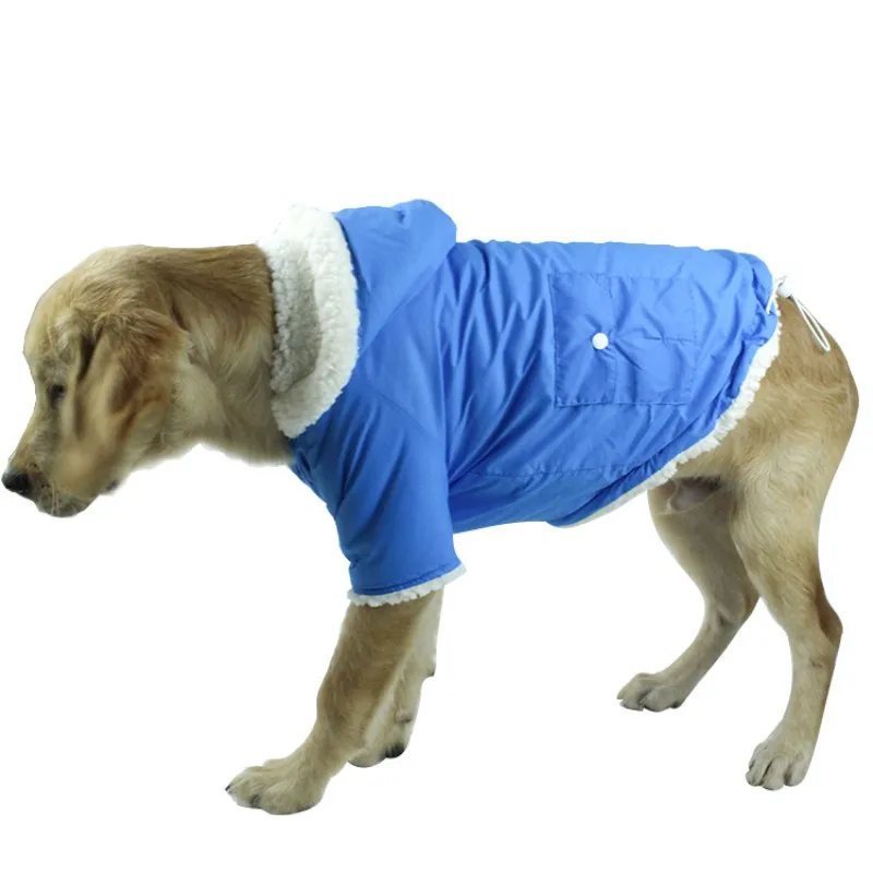 Pet Puppy накидка для собаки с шапкой флисовая одежда зимняя теплая одежда жилет для маленьких собак