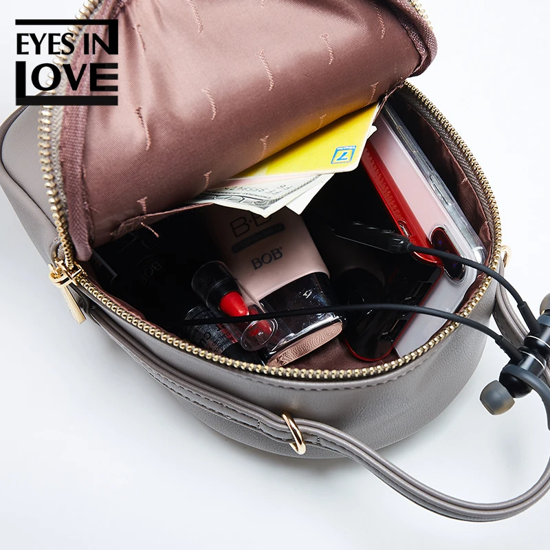 Moda cremallera diseño elemento Mochila Mini tamaño cuero alta calidad pequeño Mochila mujer monedero Moda cremallera diseño elemento Mochila Mini tamaño cuero alta calidad pequeño Mochila mujer monedero