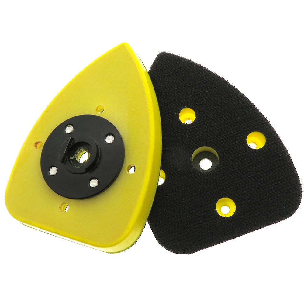 70X100MM小三角带铁板气动抛光底盘 白1