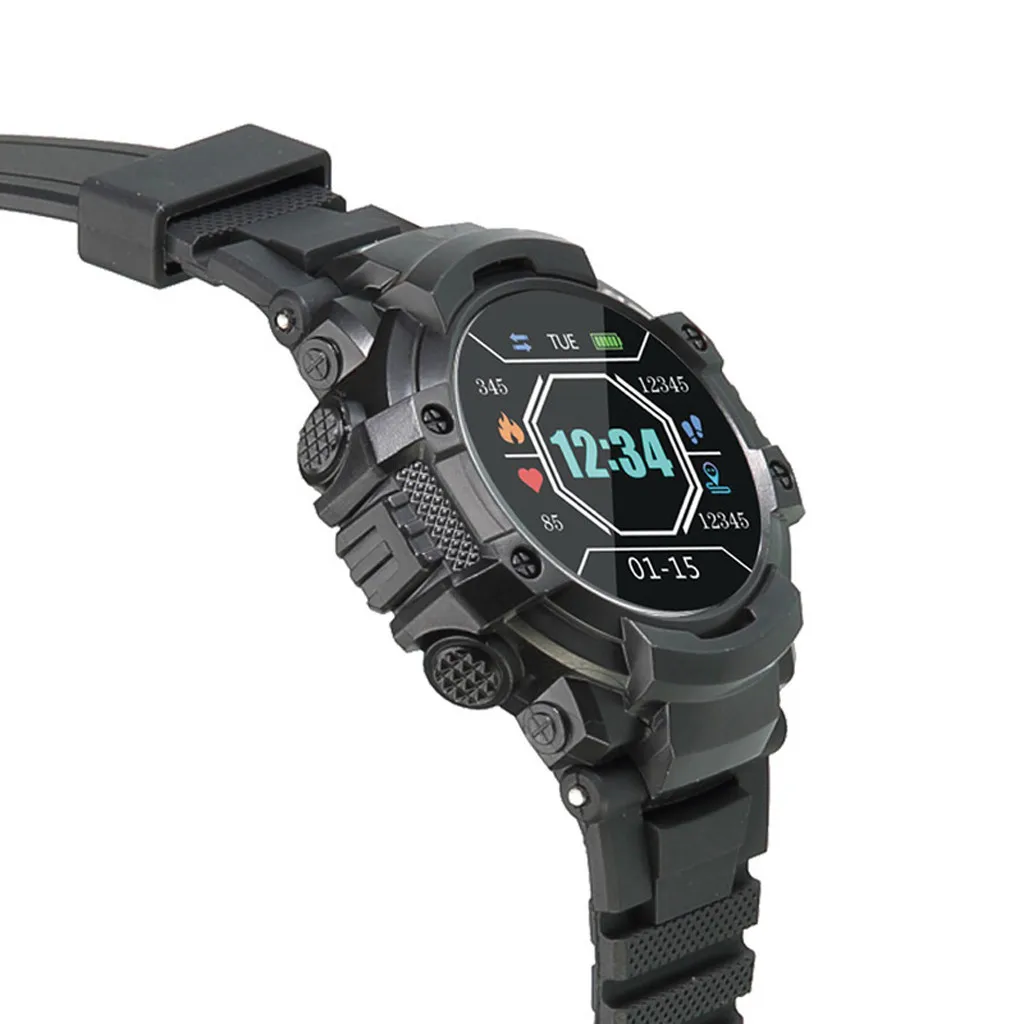 

Sports Professional Smart Watch Waterproof Bluetooth Heart Rate Monitoring Call Reminder Men Smart Watch For Ios And Android