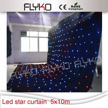 

Led star cloth led star curtain wedding backdrop stage background cloth