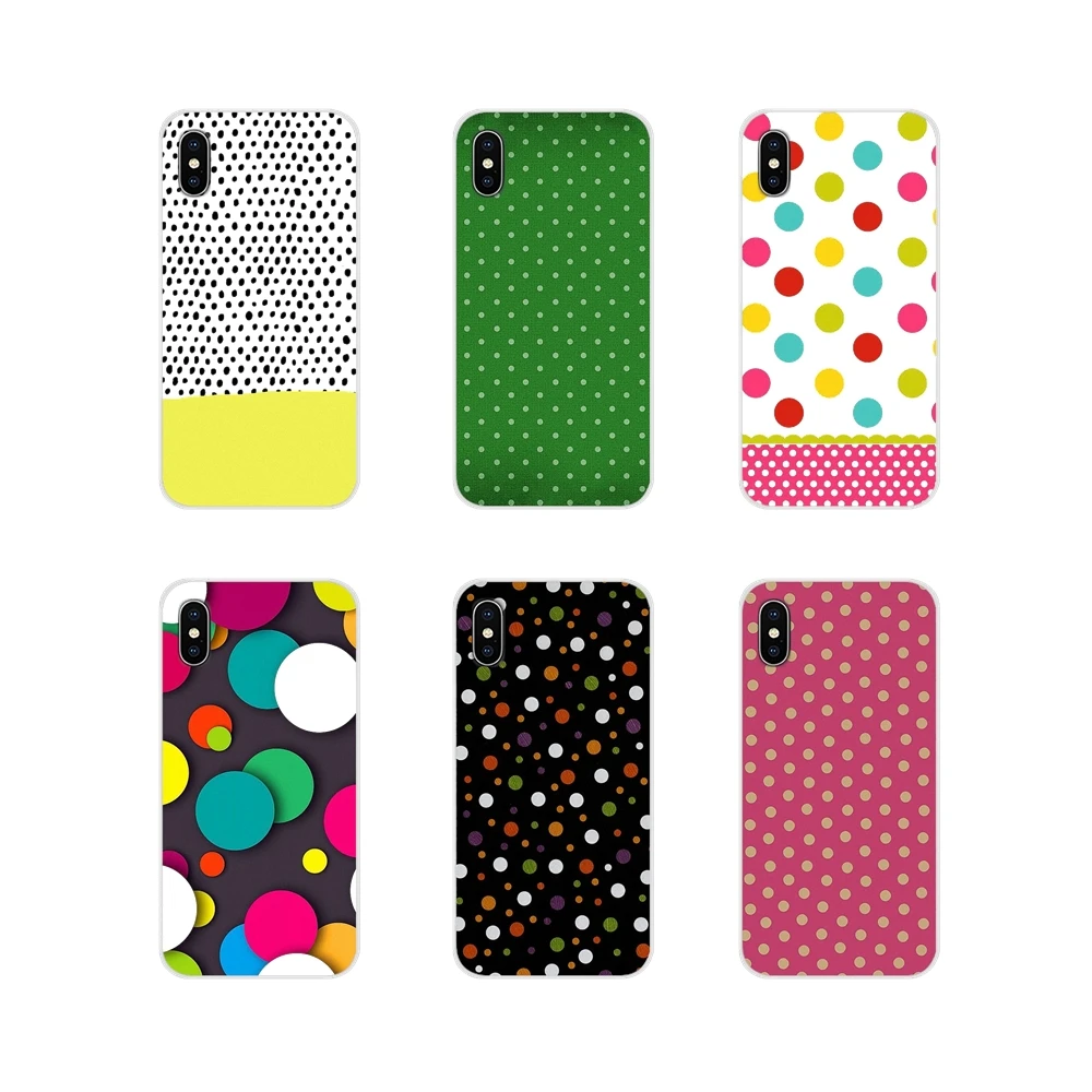 

Polka Dots line Accessories Phone Cases Covers For Xiaomi Redmi 4A S2 Note 3 3S 4 4X 5 Plus 6 7 6A Pro Pocophone F1