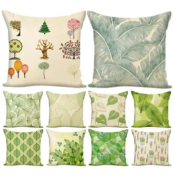 

Tranparent Leaves Square Throw Pillow Case Cushion Cover Sofa Bed Car Decor hot
