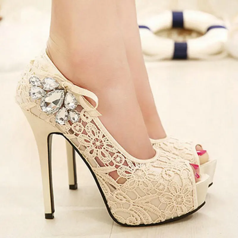 Women's Pumps Shoes' Party Thin Heel Sexy Platform High Heels Shoes Women Wedding Shoes Womens Pumps High Heels Shoe Woman 12 cm