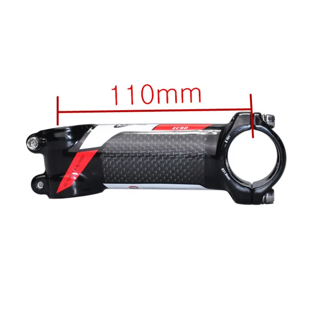 6 degrees 110mm Новинка года EC90 стойка велосипеда велосипедный вынос/MTB велосипедный вынос руля из углеродного волокна+ алюминиевый сплав 60/70/80/90/100/110/120 мм 28,6-31,8 мм - Цвет: 6 degrees 110mm