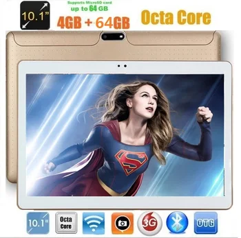 10 inch Octa core Tablet PC 1280*800 4GB RAM 64GB ROM Dual SIM Card cameras IPS GPS 3G WCDMA  Android 7.0 Tablets
