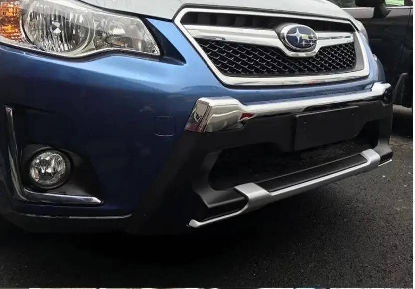 ABS передний+ задний бампер Защитная крышка противоскользящая пластина подходит для Subaru XV 2012 2013