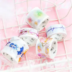 2-4 см * 5 м Kawaii Cute Moon Gold Washi клейкие ленты наклейки Скрапбукинг маскирования клейкие ленты школьные принадлежности дневник пуля журнал sl1410