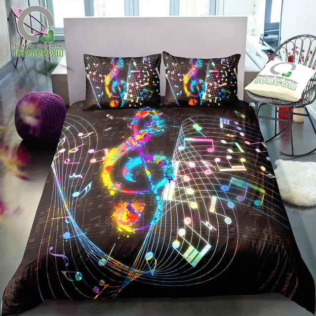 Music Themed Bedding Set Music Note Gifts