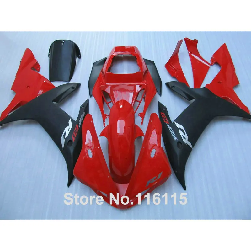 Высококачественный комплект обтекателей из АБС пластика для YAMAHA R1 2002 2003 матовые