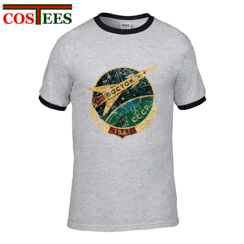 Vintage Russia CCCP Yuri Gagarin T-Shirt Men Popular Retro Tee Tops hipster Group Team Soviet HERO cosmonaut Boctok 1961 T Shirt Vintage Russia CCCP Yuri Gagarin T-Shirt Men Popular Retro Tee Tops hipster Group Team Soviet HERO cosmonaut Boctok 1961 T Shirt