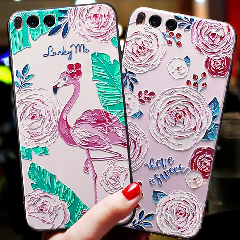 

YonLinTan 3D Phone coque,cover,case For Xiaomi mi 6 mi6 mi5 5 on xiomi Silicone luxury Soft Silicon Original back phone cases