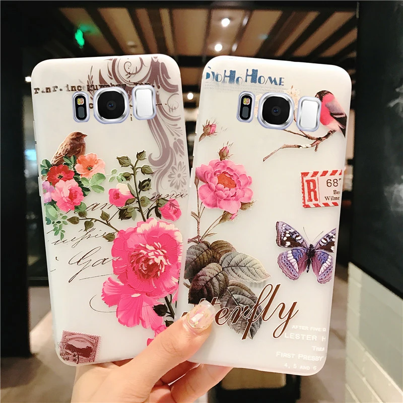 Чехол для samsung galaxy S8 plus S 8 S8Plus силиконовый мягкий роскошный милый Оригинальный