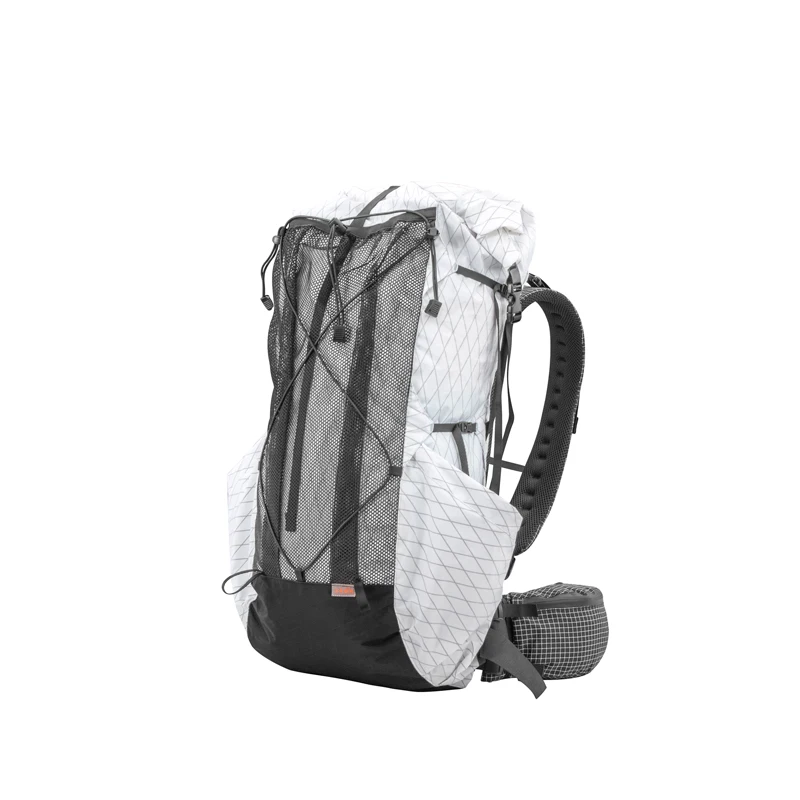 3F UL GEAR 35L-45L легкий прочный туристический походный рюкзак для улицы ультралегкий безрамный пакет XPAC& UHMWPE сумки - Цвет: XPAC white L