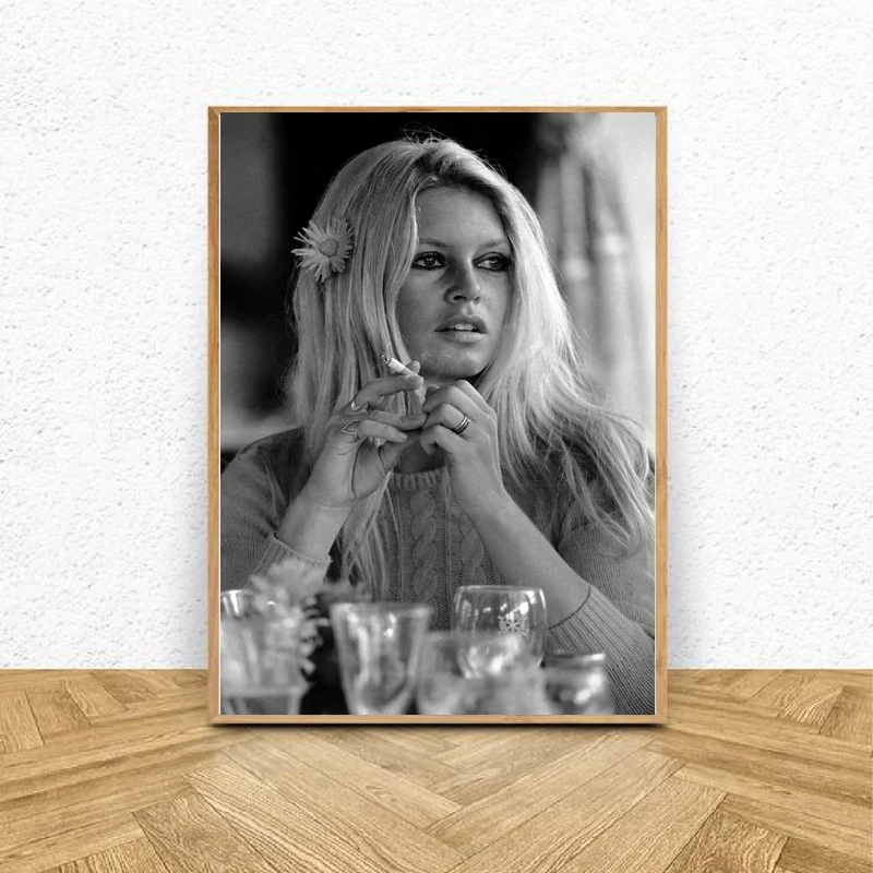 

Brigitte Bardot Art silk poster Painting Living Room Home Decor
