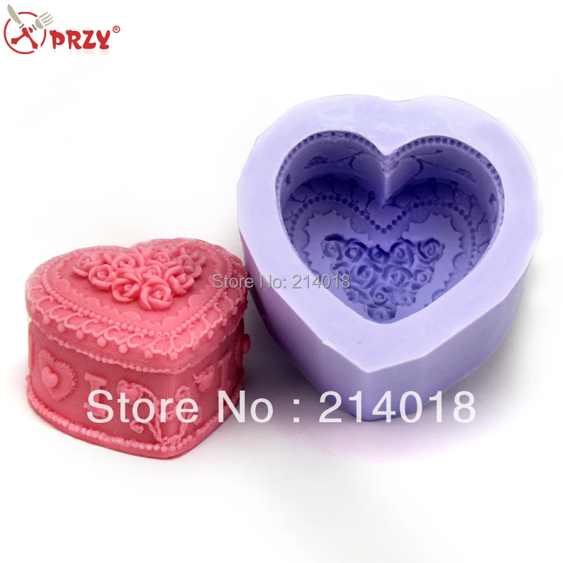 Heart Shaped Silicone Mold For Fondant Cake Chocolate Decorating font b Music b font font b