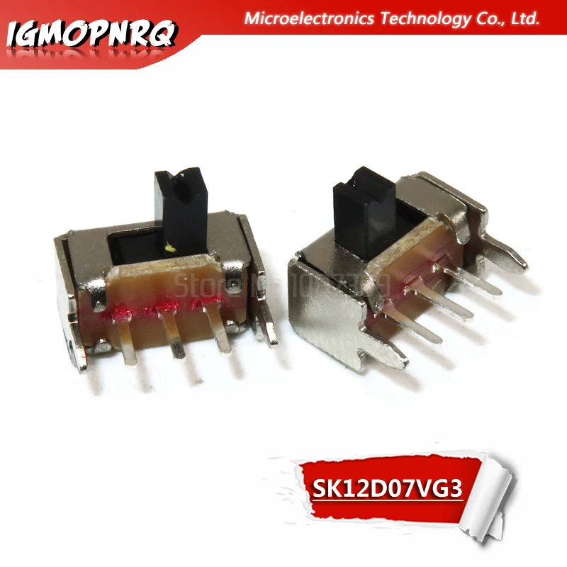 50 шт. SK12D07VG3 тумблер три фута две передачи с кронштейном пять футов боковая