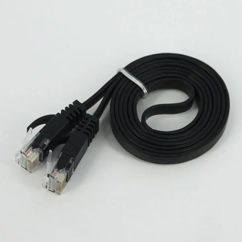 KPC1304B-CAT6 Pure Copper Ultra-thin Flat Ethernet Network LAN Cable PC RJ45 Port Computer Cord for PS3 XBOX GAME