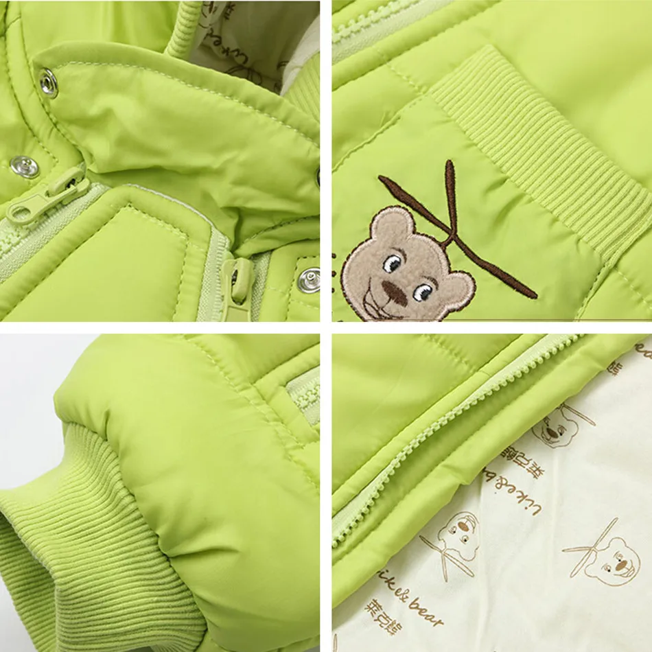 Мода 2016 Новый стиль Зимой комбинезон осень 0 24 М детские snowsuit зимние комбинезоны