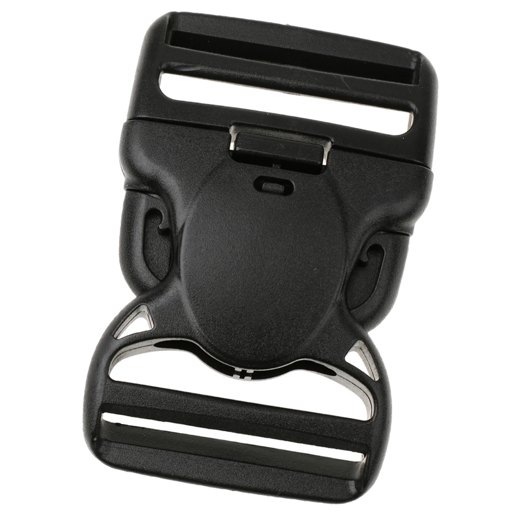 MagiDeal 50mm Plastic Side Release Buckle Clips/Sliders/fastening For Webbing Black Outdoor Tools