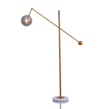 Скандинавский светодиодный стеклянный напольный светильник металлический вертикальный арт прикроватный спальня гостиная светодиодные лампы для пола железное стоячие лампы светильники Декор