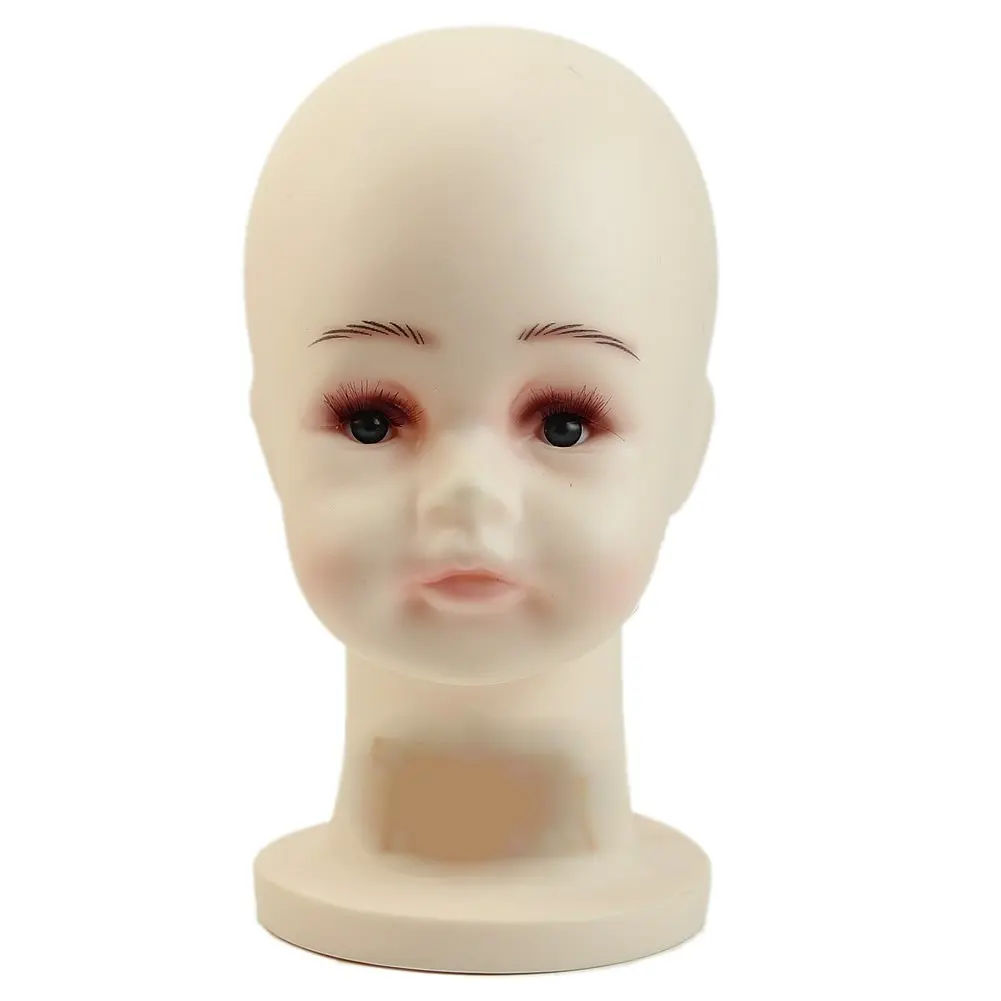 Practical Boutique Small Children Mannequins White Manikin Head For Wig
