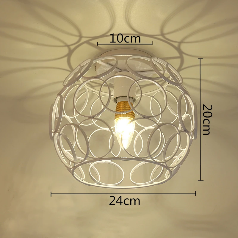 Современные потолочные светильники, винтажный плафон, светодиодный потолочный светильник, клетка, плафон для земли, светильник для столовой, кухни, Lampara Techo - Цвет корпуса: 09