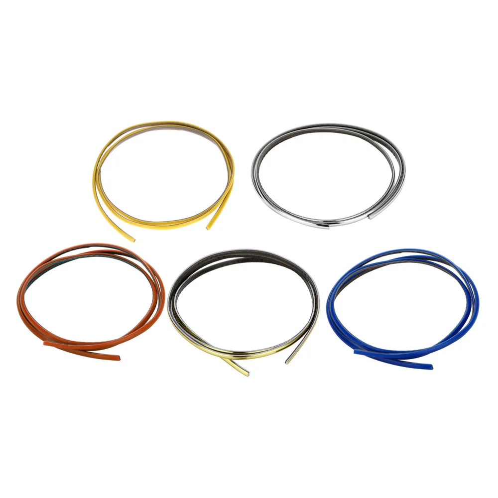 

1M DIY Universal Car Motor Interior Exterior Plated Moulding Trim Strip Line Protection Strip Scratch Protector Decoration