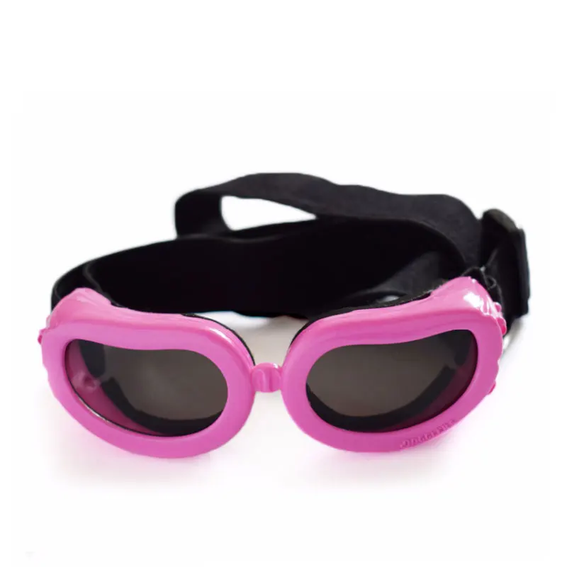 ZffXH Small Dog Cat Adjustable Stylish Sunglasses Windproof Anti Fog Sun UV Protection 