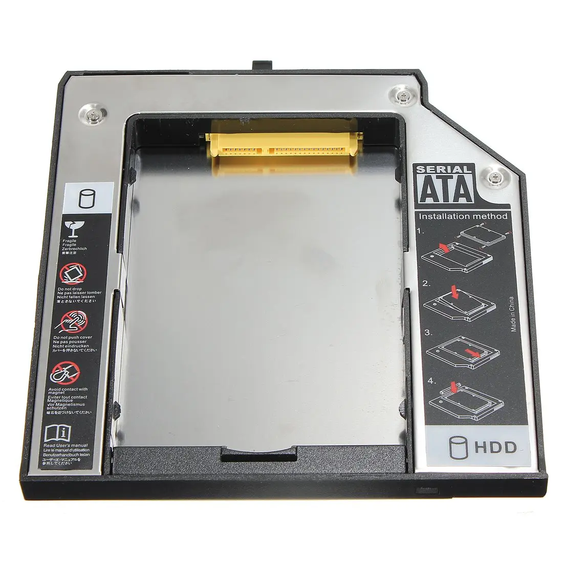 Алюминиевый 12 7 мм второй SATA жесткий диск адаптер Bay Caddy для LENOVO Thinkpad T420 T520 W520