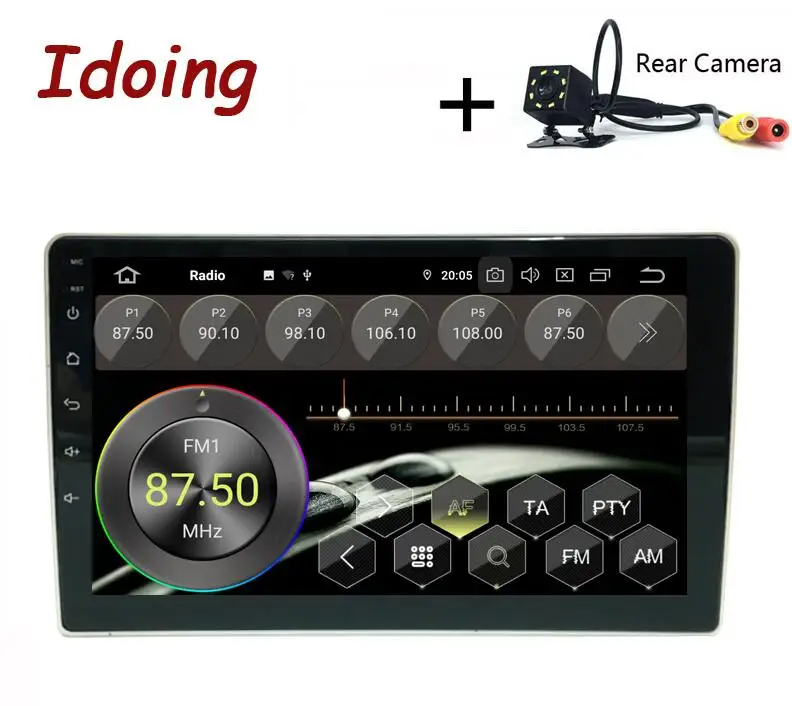 Idoing " 2.5D автомобильный Android 9,0 мультимедийный плеер для peugeot 307 307CC 307SW 2002-2013 PX5 4G+ 64G 8 Core gps навигация нет 2din - Цвет: Standard with Camera