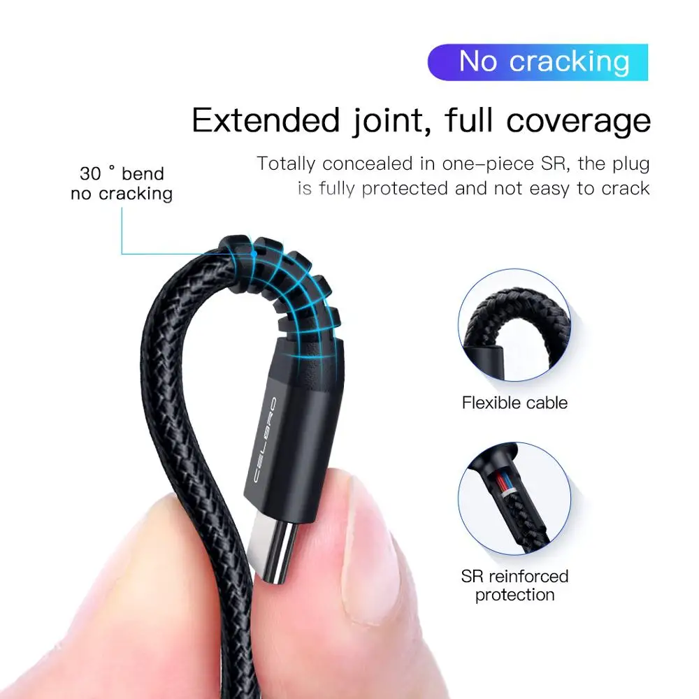 USB кабель для быстрой зарядки 4 0 QC 3 PD телефон C к 60 Вт Быстрая зарядка Тип c type Samsung S20